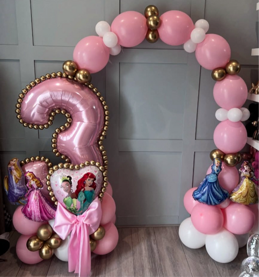 Helium balloon decoration for girls 29
