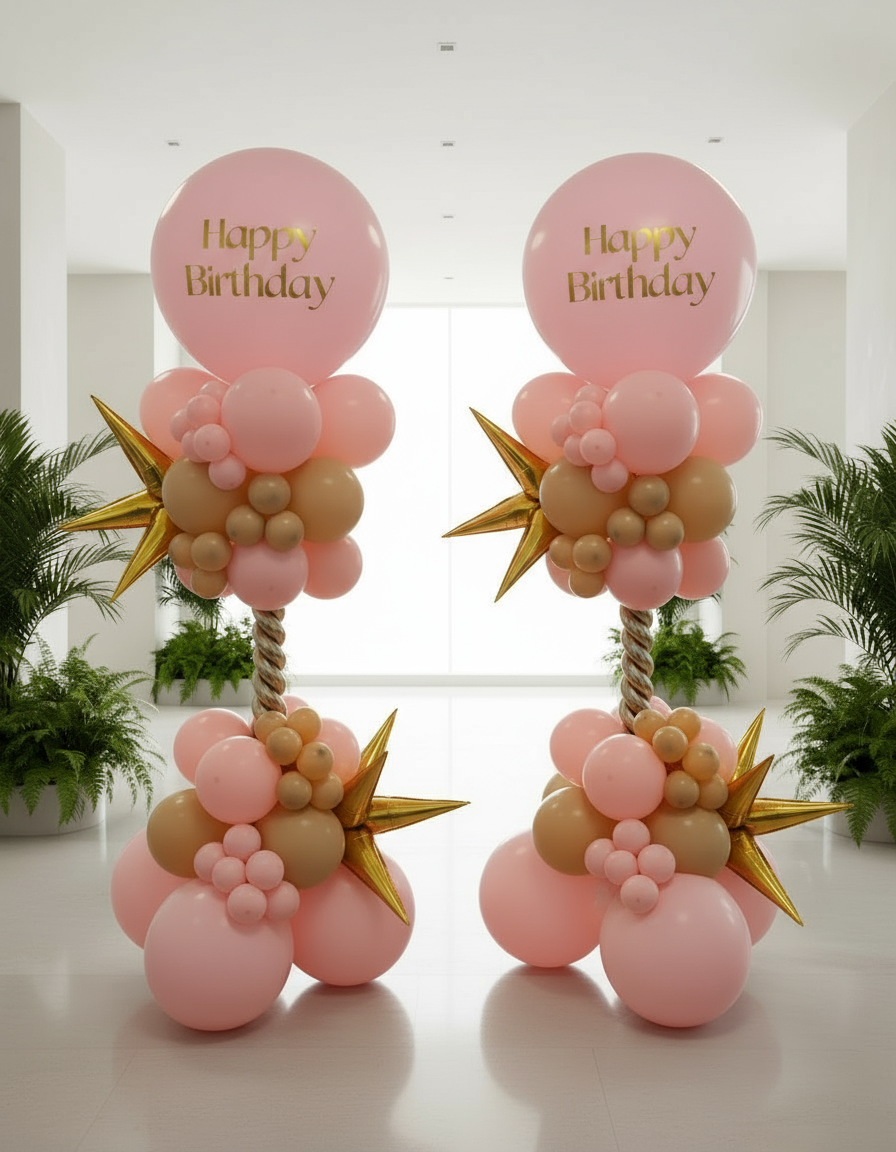 Balloon Column/Pillar With your text or logo