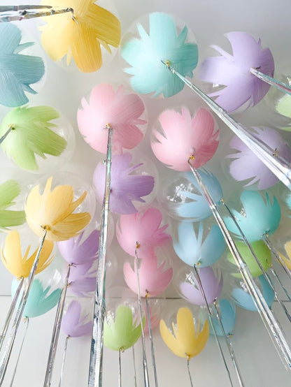 Pastel Heart Balloon Bouquet for woman