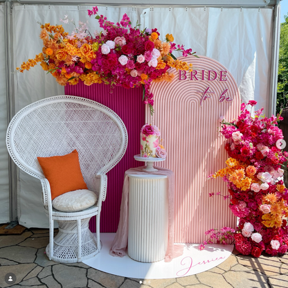 Oval Ripple Backdrop (Rental)