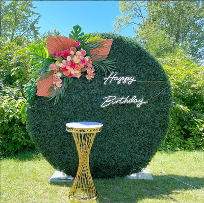 Gold Twist Pedestal Stand – Medium | Rental