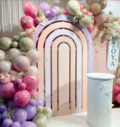 Rippled Pedestal Stand | Rental