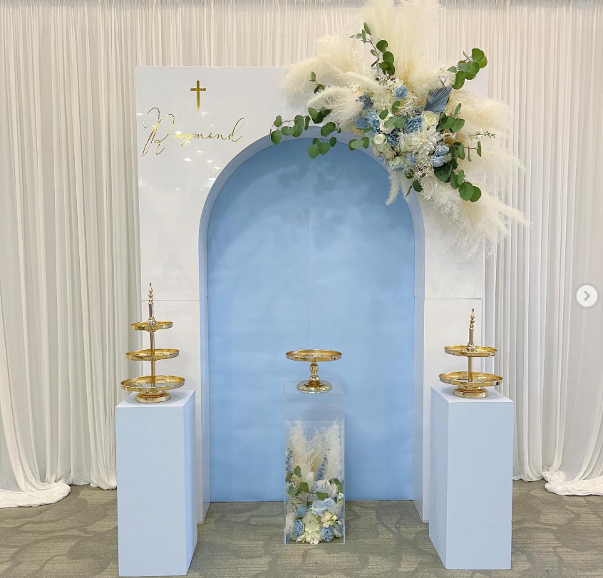 Wooden Rectangular Pedestal – Medium | Rental