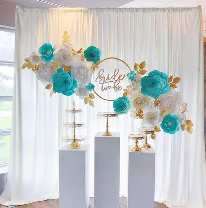 Wooden Rectangular Pedestal – Medium | Rental