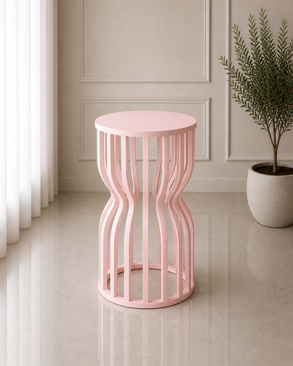 Slatted Plinth Pedestal | Rental