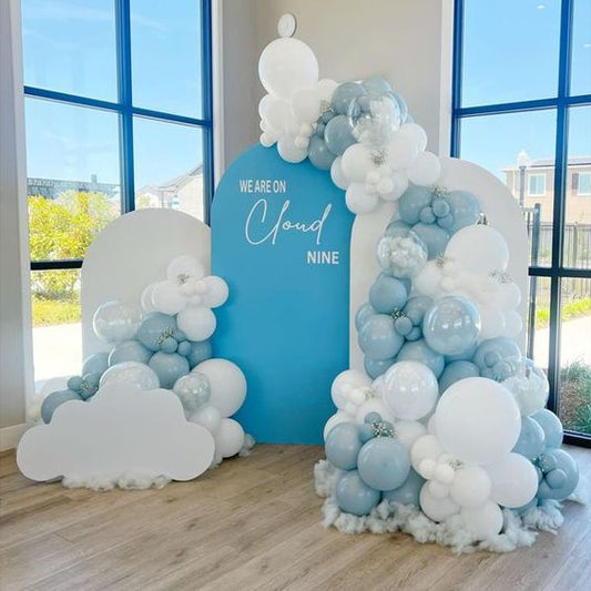 Backdrop for Baby Shower We are on Cloud nine