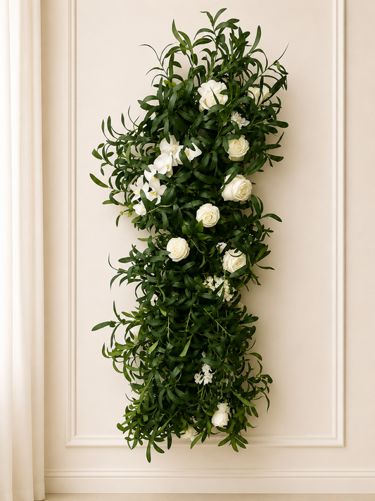 Medium White Lily Garden Floral Installation (Rental)