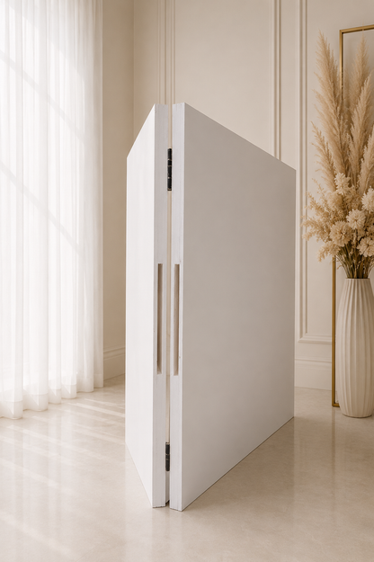 White Arch Backdrop Panel Small (Rental)