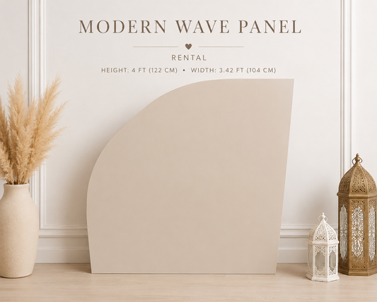 Modern Wave Panel (Rental)