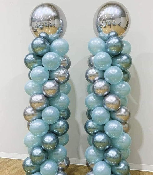 Balloon Column/Pillar With Mylar top orbz