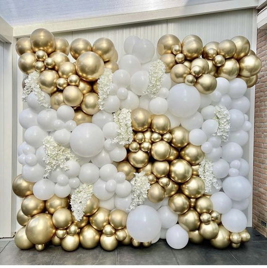 Backdrop  Balloon wall Gold