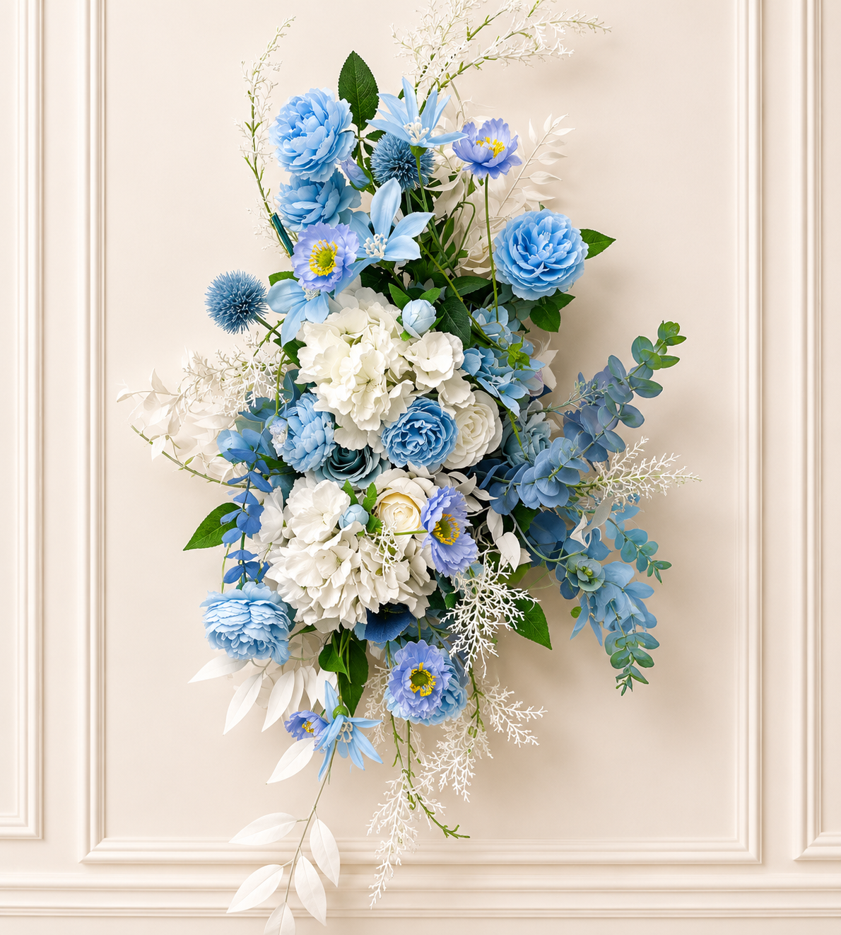 Blue Hydrangea Floral Installation (Rental)