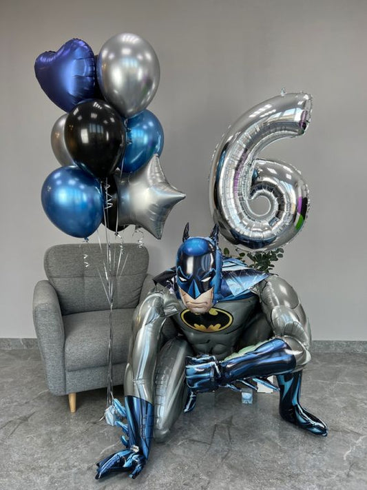 Helium balloon bouquet for boys 06 Batman