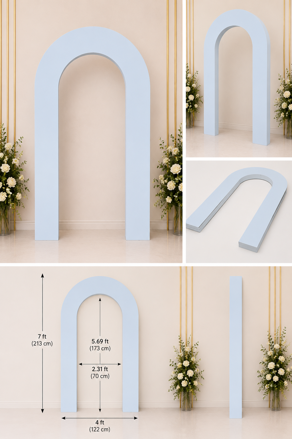 Grand Entrance Arch Frame (Rental)