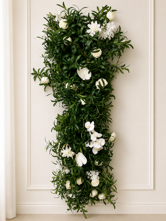 Large White Lily Garden Floral Installation (Rental)