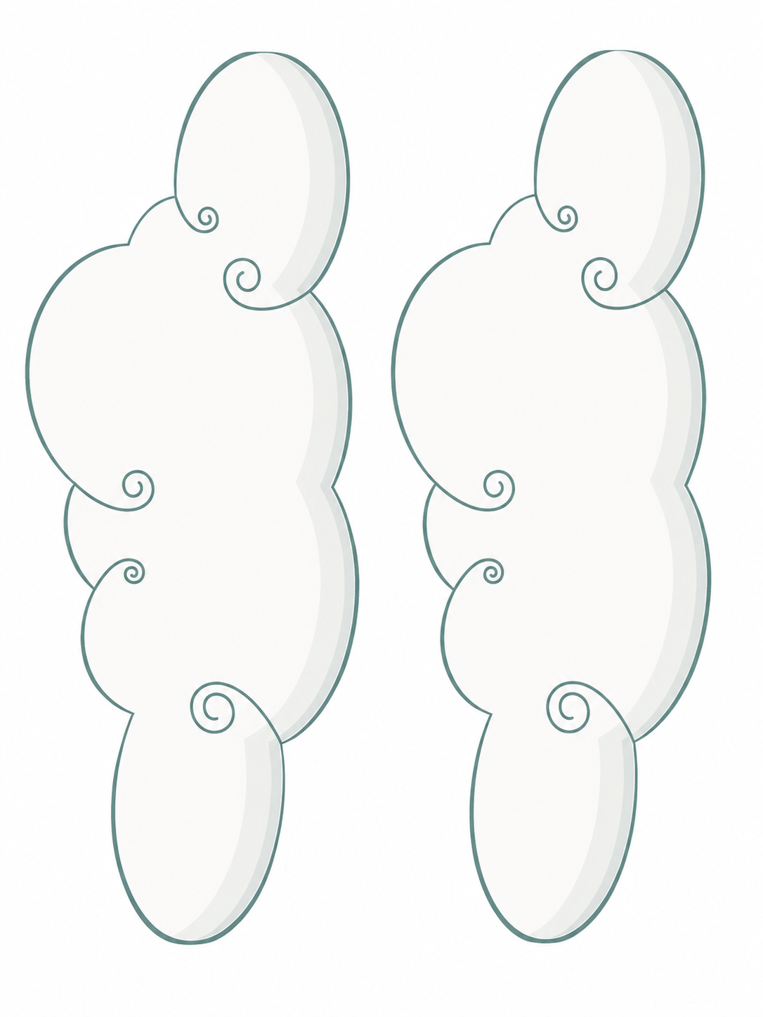 Dreamy Cloud Cutout Set (Rental)