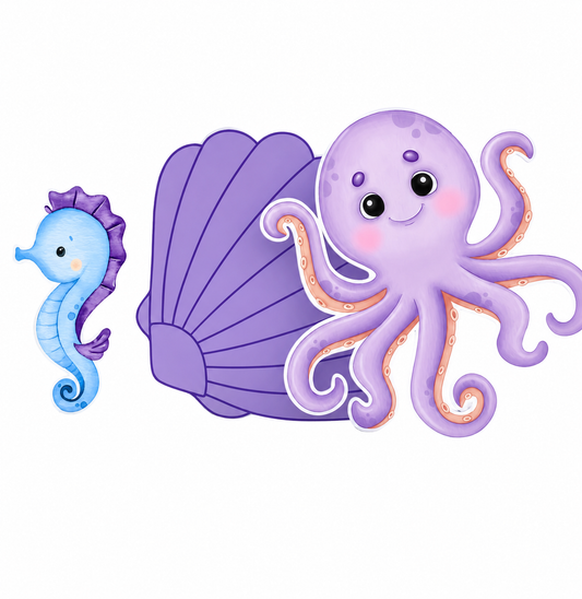 Under the Sea Friends Cutout Set (Rental)