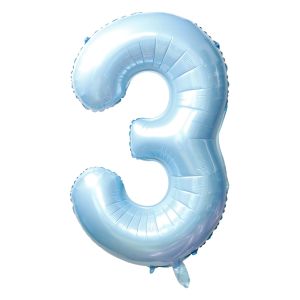 Foil Number Balloon  3  – 34” (Helium Balloon)