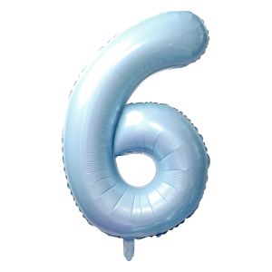 Foil Number Balloon  6  – 34” (Helium Balloon)