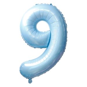 Foil Number Balloon  9 34” (Helium Balloon)