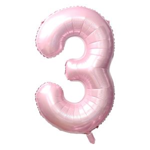 Foil Number Balloon  3  – 34” (Helium Balloon)