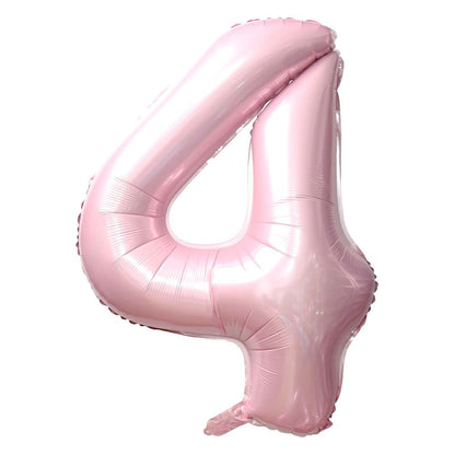 Foil Number Balloon  4  – 34” (Helium Balloon)