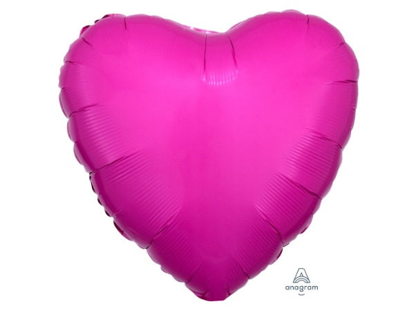 18" Bubble Gum Pink Heart Balloon