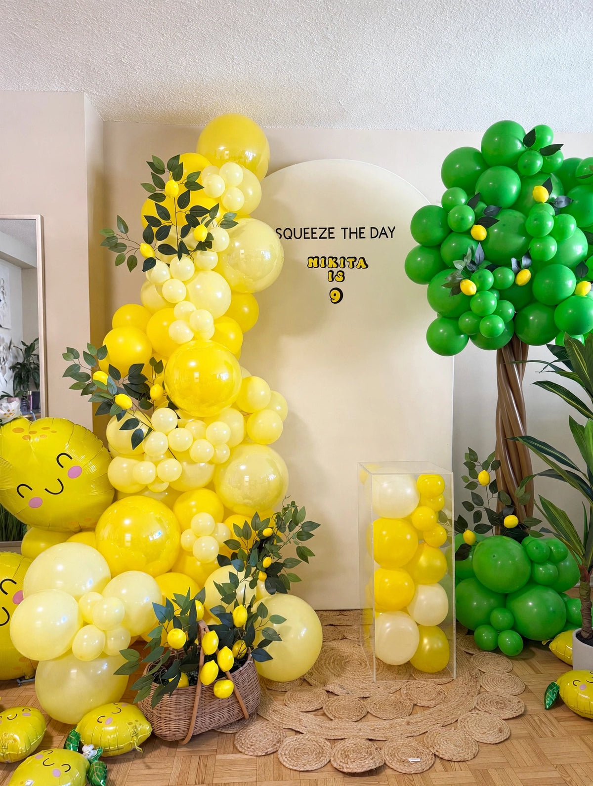 lemon balloon backdrop Ottawa