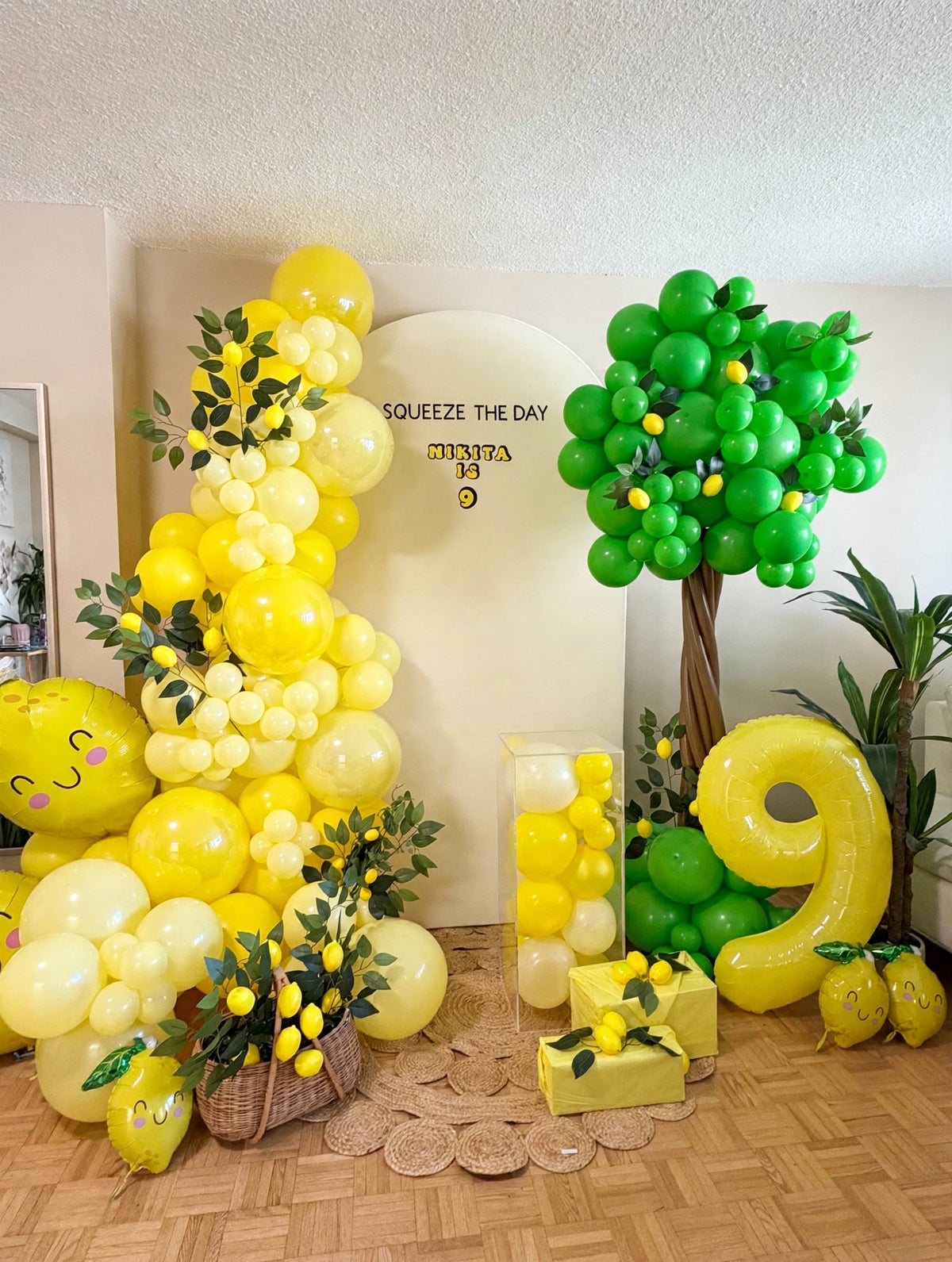 lemon birthday decor Ottawa