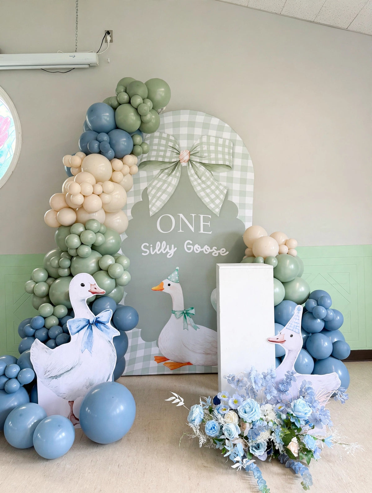 one silly goose birthday backdrop Ottawa