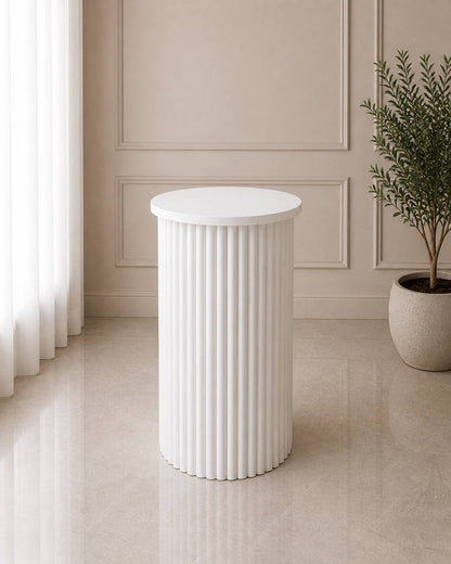 Rippled Pedestal Stand | Rental