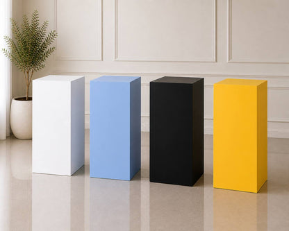 Wooden Rectangular Pedestal – Medium | Rental