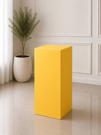 Wooden Rectangular Pedestal – Medium | Rental