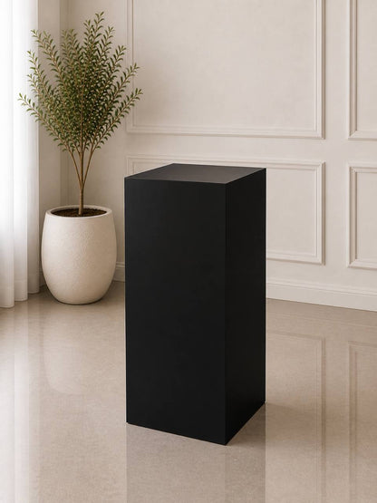 Wooden Rectangular Pedestal – Medium | Rental