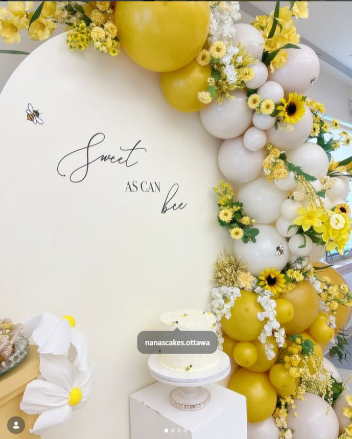 Modern Acrylic Arch Backdrop Panel (Rental)