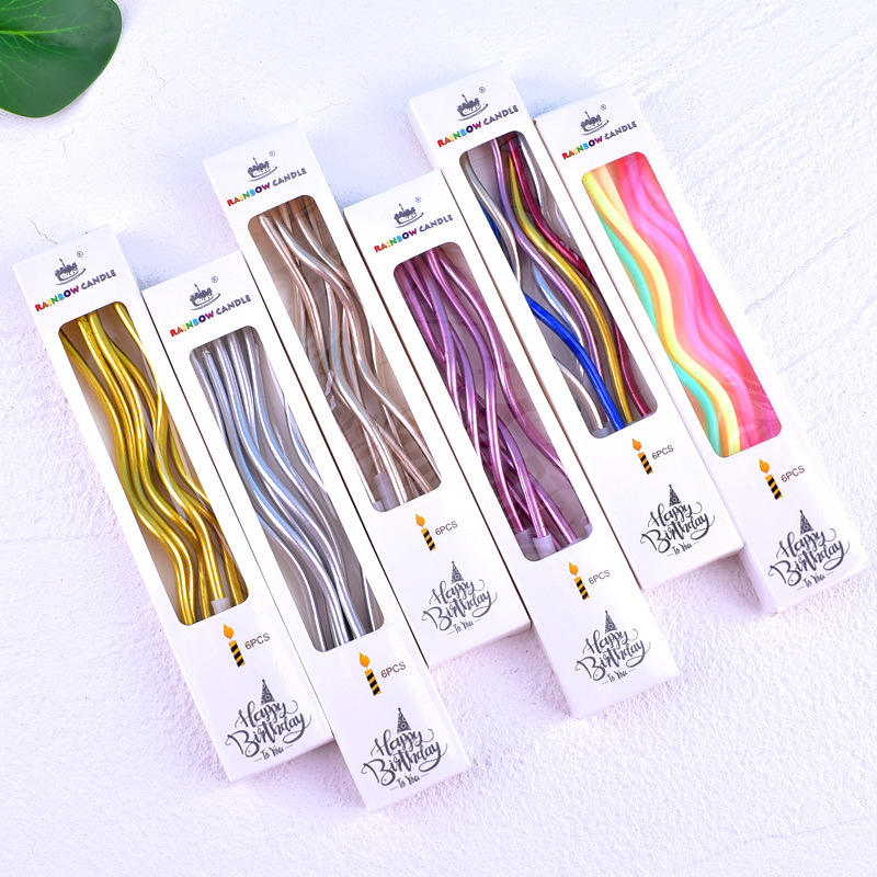 Spiral Birthday Candles (6 pcs/pack)