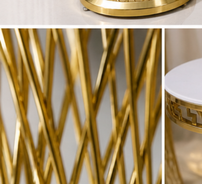 Gold Twist Pedestal Stands – Set of 3 (Best Va) Rental