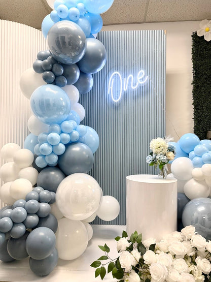 Modern Ribbed Panel Backdrop (Rental)