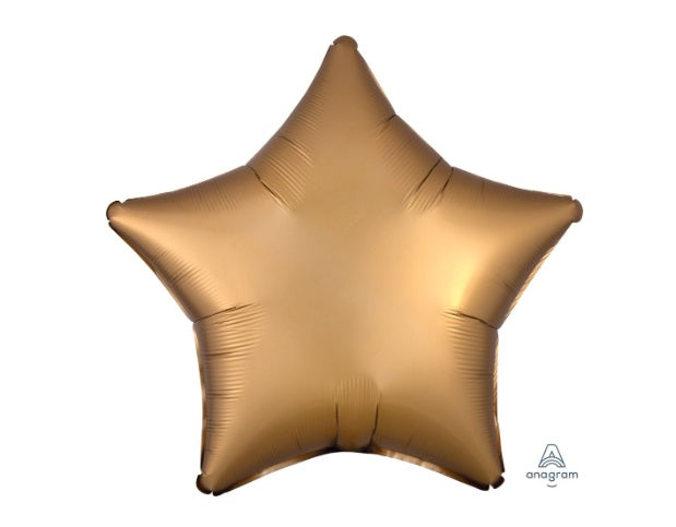 18" Satin Luxe Gold Star Balloon