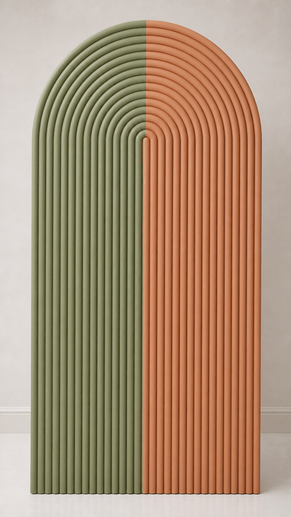 Oval Ripple Backdrop (Rental)